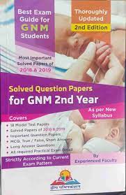 Solved Question Paper For GNM 2nd Year